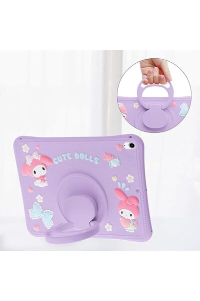 Covpor Samsung Galaxy Tab A9 8.7 inç Uyumlu  Standlı Askılı Karakterli Çocuk ...