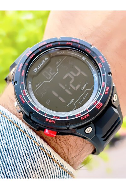 Jaga 10 ATM SU GEÇİRMEZ KRONOMETRELİ DİJİTAL ERKEK KOL SAATİ