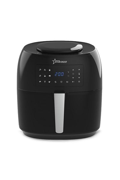 STARCREST Friteuza cu aer cald STARCREST SFR-7400BK, 1800 W, 7.4 Litri, Termostat 80 - 200 °C