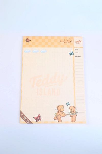 YOYOSO Bloc de note A5 Teddy Island 50 coli