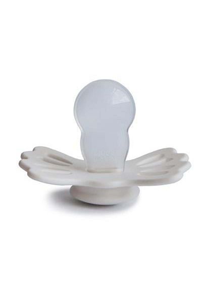 Frigg Lucky Silicone Pacifier - Cream 6-18 Months