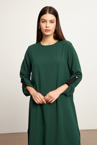 VAVİNOR Afra Tunic Pants Set - Emerald