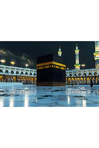 Aden DİNİ KABE KANVAS TABLO  DEKORATİF