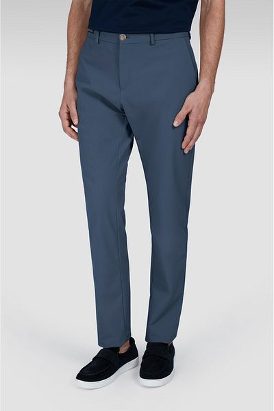PAUL&SHARK Men's Normal Waist Pipe Leg Daily Use Blue Trousers 25414079 -635