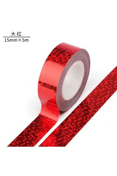 Choice T Bopp Tape Golden Red Black Silver Dot Carpet Tape Aluminized Film Tape Stationery Office Stickers