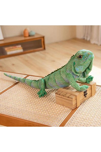 Choice 65cm molvse65cm 65CM Simulated Mane Lizard Doll Chameleon Plush Toy Creative Boy Pillow Doll Birthda