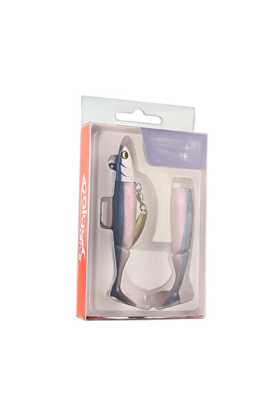 Choice طُعم صيد السمك من تاييو أزرق، عرض ساخن، 20 جرام، رأس خيط صيد، ذيل على ...