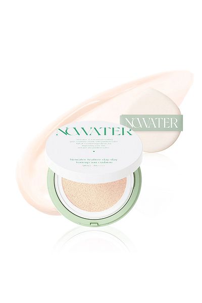 NOWATER Tea Tree Extract Colored Sunscreen Cushion - 02 Natural Light