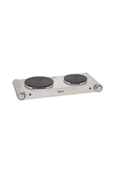 Zilan Stainless steel electric hob ZILAN ZLN-0542, 58x33 cm, 2 burners, 2250W