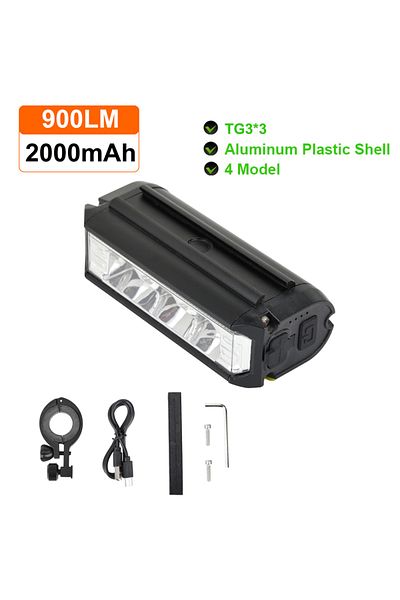 Choice 2000mAh Front LED Light For Xiaomi Ninebot Electric Scooter 2000mAh 4000mAh Waterproof Flashlight US