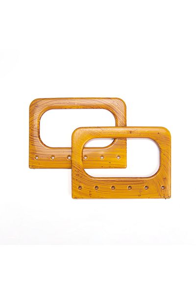 Sultan Rectangular Hole Bag Sapi 2 Pieces Wood