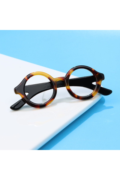 Choice1 G5-3-1266 دبابيس على شكل نظارات أكريليك، تصميم بسيط على الطراز القديم...