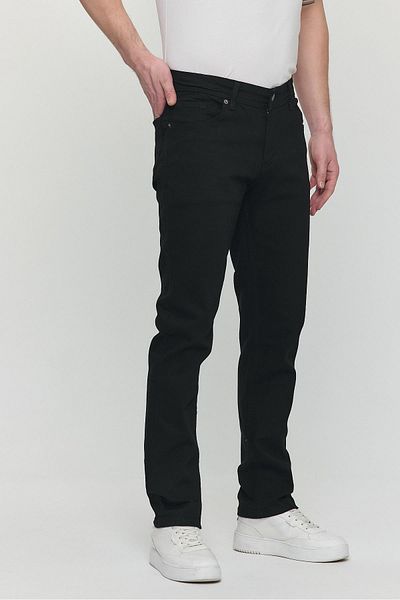 Polo State Regular Fit Lycra Men's Denim Jeans Black