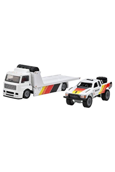 HOT WHEELS Premium Team Transport HRV39 Car Culture Fleet Street & Toyota Off-Road Truck