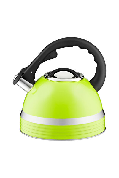 Ambition Ceainic aragaz cu fluier 2.8L (3.5L), verde, Nemis