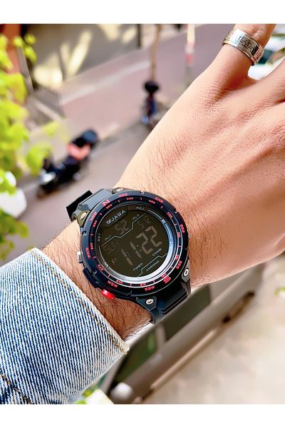 Jaga 10 Atm Waterproof Digital Men's Wristwatch with Chronometer