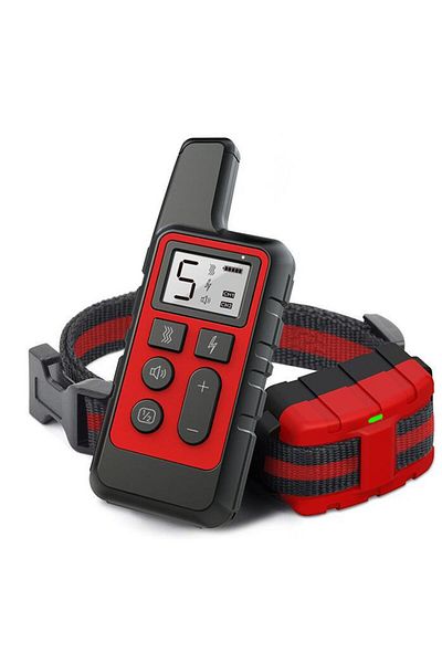 Choice Red Electric Dog Training Collar Waterproof Pet Remote Control Rechargeable 500m Training Dogs Colla