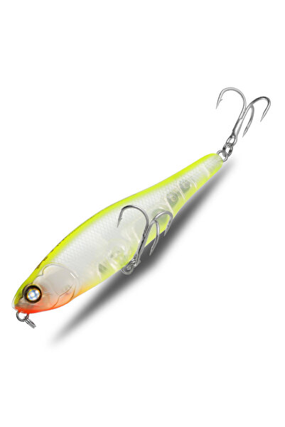 Choice طُعم صيد السمك السطحي من بيركينج 87 مم-K بطول 87 مم و100 مم، مناسب لصيد الأسماك على سطح الماء، مناسب لصيد الأسماك في المياه المالحة الاصطناعية من ووك ذا دوج