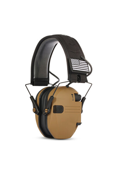 Choice واقيات أذن إلكترونية مثبتة على خوذة طراز B Desert Active للرماية لحماي...