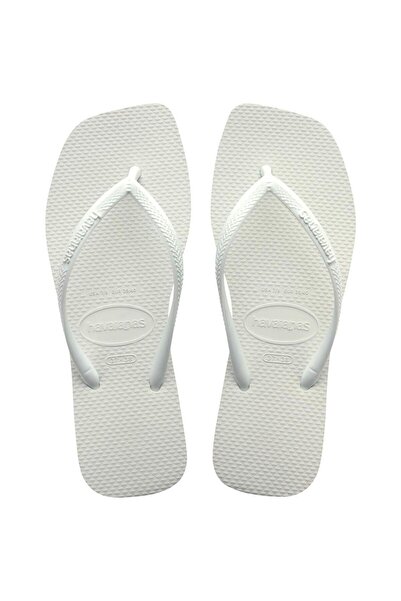 Havaianas Papuci de damă Slim Square - alb