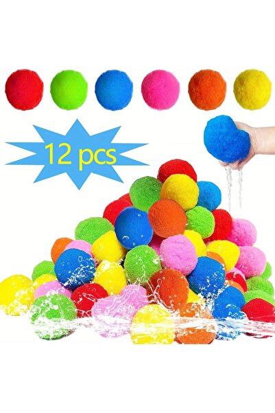 Choice random color 12pcs Fun Reusable Water Balls, Reusable Water Balloons F...