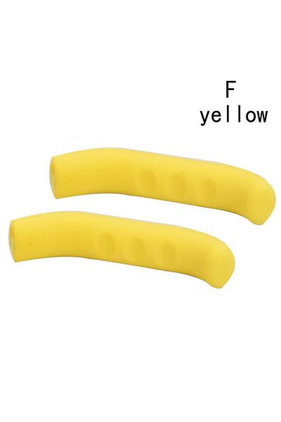 Choice 2pcs yellow Electric Sccoter Anti-slip Brake Handle Grips Silicone Gel Lever Cover For Xiaomi M365 P