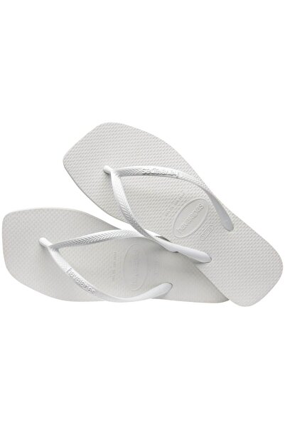 Havaianas Papuci de damă Slim Square - alb