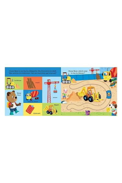 Nosy Crow Bizzy Bear - Find and Follow on the Building Site