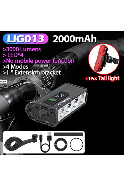 Choice LIG013 305 NEWBOLER مصباح أمامي للدراجة 10000 لومن مصباح دراجة 10000 م...