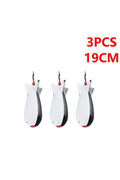 Choice أبيض 19 سم، 3 قطع، 3-10 قطع، عوامة تغذية طعم صيد الكارب، حامل طعم، حاو...