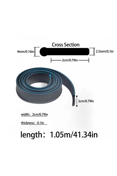 Choice Black PE 41inch Glass Squeegee Refills Replacement Squeegee Glass Clea...