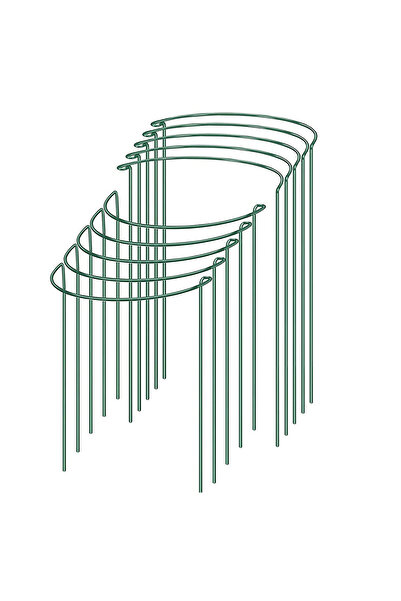 Choice 2 قطعة من دعامات النباتات المعدنية القوية، إطار دعم تسلق النباتات للحديقة للحفاظ على الزهور والخضروات...