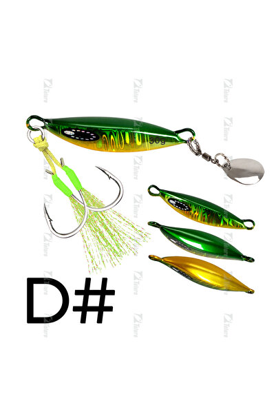 Choice طُعم صيد السمك المعدني COLOR D TOLU 2024 Spin Tail 20 جرام، 30 جرام، 4...