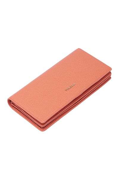 Tergan Pink Genuine Leather Women's Wallet - S1Cb 00005685 -D0J