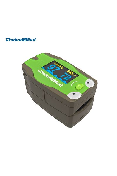 Choice green ChoiceMMed Children Finger Pulse Oximeter Blood Oxygen Saturation Monitor Pulse Rate Meter Pul