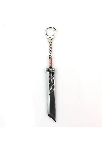 Choice 3 لعبة Final Fantasy 7 Cloud Buster Sword Keychain Remake Sword Zack Fair Weapon Metal Pendant Key .