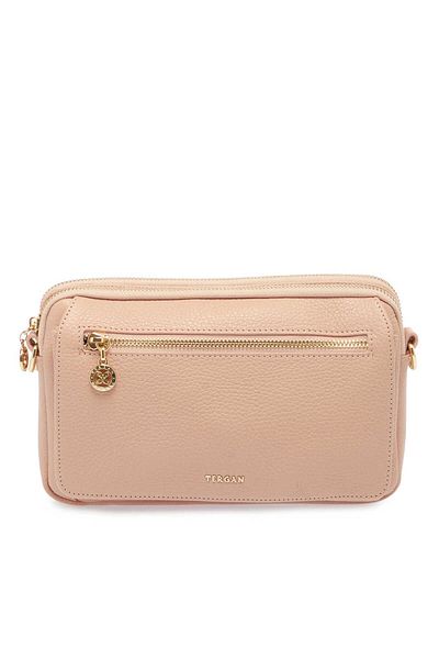 Tergan Powder Genuine Leather Women's Handbag - S24K1Bc79999-S94