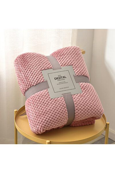 Choice 70x100cm Pink A Baby Blanket Soft Fleece Infant Thick Quilt Bedding Sw...