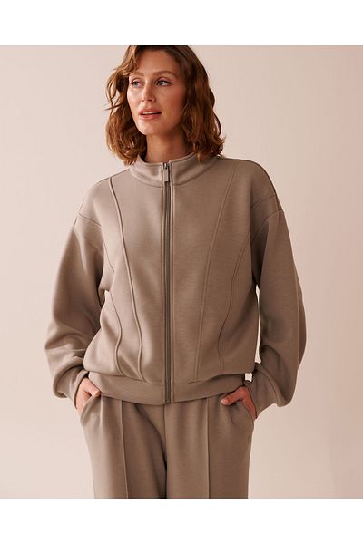 La Vie en Rose Zip-up Sweatshirt
