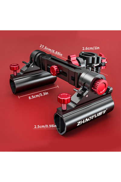 Choice black Aluminum Alloy Fishing Rod Pole Stand Bracket, Support Holder, A...