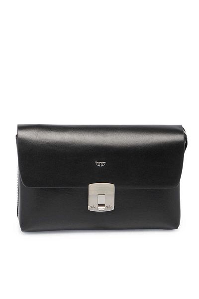 Tergan Black Genuine Leather Men's Portfolio Bag - S1Pc 00021523 -B06