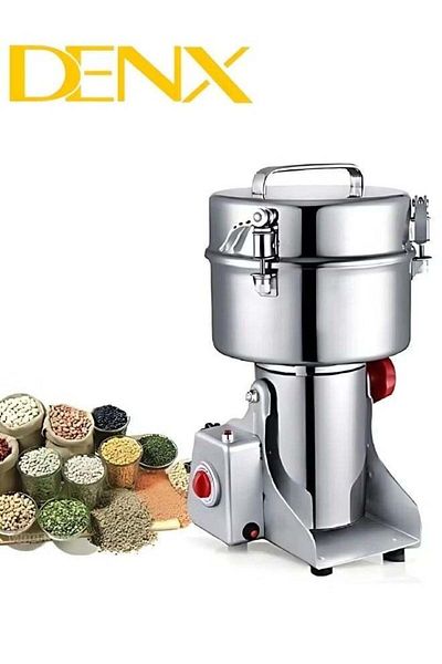 Denx 800g Grinder, 430 Stainless Steel Powder Grinder, Ultra-fine Grinding Technology Dx2052