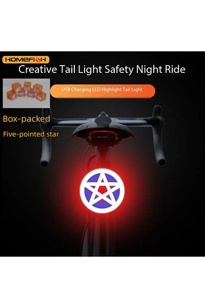 Choice 03 box-packed New Multi Lighting Modes Bicycle Taillight USB Rechargeable Led Bike Light Flash Tail