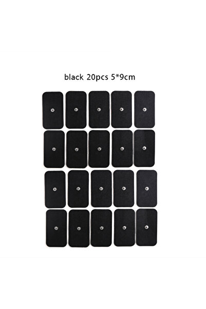 Choice1 20 قطعة سوداء 5 × 9 سم 5 × 9 سم ضمادات أقطاب كهربائية ذاتية اللصق للو...