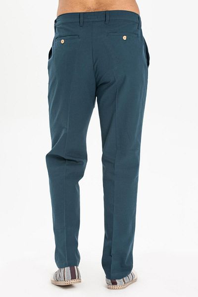 Eliş Şile Bezi Linen Men's Trousers Petrol Ptrl