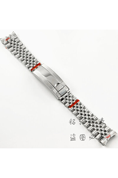 Choice سوار جوبيلي رقم 2، عرض 20 مم، فضي رئاسي، صلب، 904L، قفل انزلاقي، من ال...