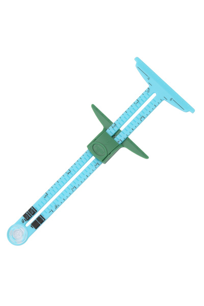 Choice3 مسطرة قياس بلاستيكية 5 في 1 من كرابول، زرقاء، مقاس 17.3 سم، مسطرة قيا...