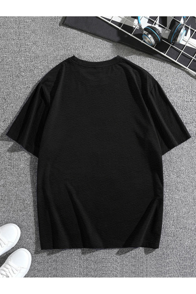 PENTHİLUS Men's Plus Size Summer Casual Graphic T-Shirts, Heart Printed T-Shirts