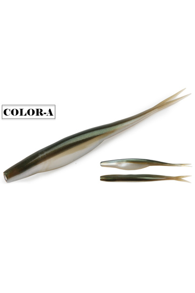 Choice طُعم صيد سمك الشبوط الصغير Color-A Spinpoler Jerk shad عائم من مادة TP...