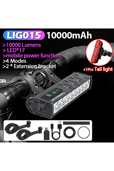 Choice LIG015 305 NEWBOLER مصباح أمامي للدراجة 10000 لومن مصباح دراجة 10000 م...